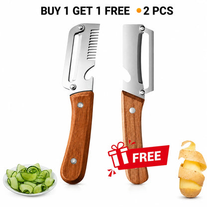 QuickPeeler™ Vegetable Peeler for Kitchen Stainless | High-Grade(Buy 1 Get 1 Free✨)