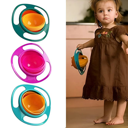 360° Rotating Spill Proof Gyro Bowl for Toddlers | ⏰Limited Period Offer⏰
