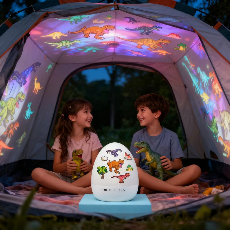🎄Dinosaur Egg Night Light Projector with Bluetooth Speaker For Kids