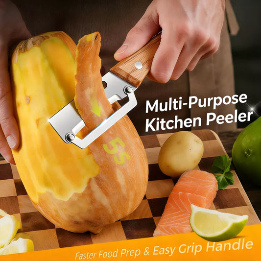 QuickPeeler™ Vegetable Peeler for Kitchen Stainless | High-Grade(Buy 1 Get 1 Free✨)