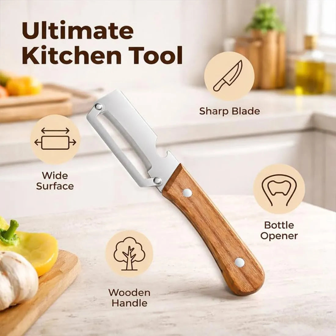QuickPeeler™ Vegetable Peeler for Kitchen Stainless | High-Grade(Buy 1 Get 1 Free✨)