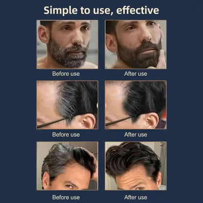 2 in 1 Water And Sweat Proof Hair Comb Dye for Men & Women