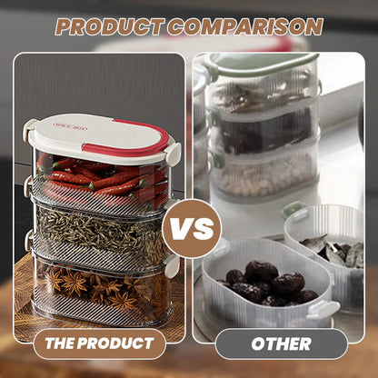🔥Multi-layer Sealed Spice Organizer