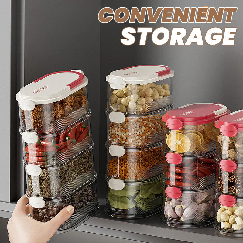 🔥Multi-layer Sealed Spice Organizer