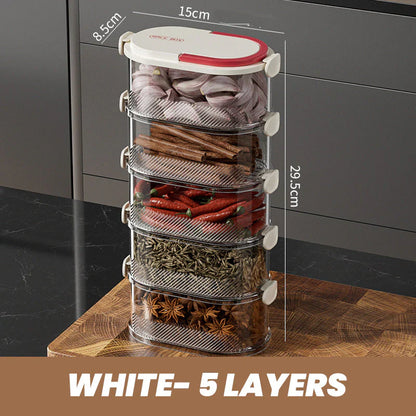 🔥Multi-layer Sealed Spice Organizer